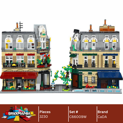 CaDA C66009W Paris Restaurant Building Toy Set | 3230 PCS