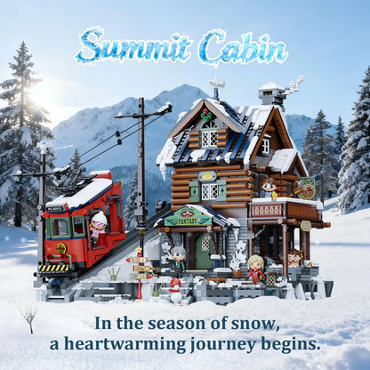 Pantasy 85033 Modular Building Summit Cabin Building Toy Set | 3135 PCS