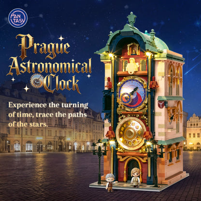 Pantasy 85045 Modular Building Prague astronomical clock Building Toy Set | 2441 PCS