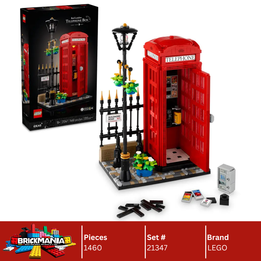LEGO 21347 Red London Telephone Box | 1460 PCS