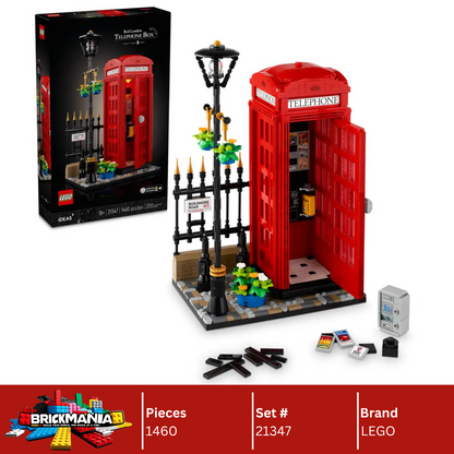 LEGO 21347 Red London Telephone Box | 1460 PCS