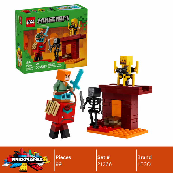 LEGO 21266 The Nether Lava Battle | 99 PCS – Brickmania