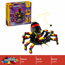 LEGO 31159 Wild Animals: Surprising Spider | 153 PCS