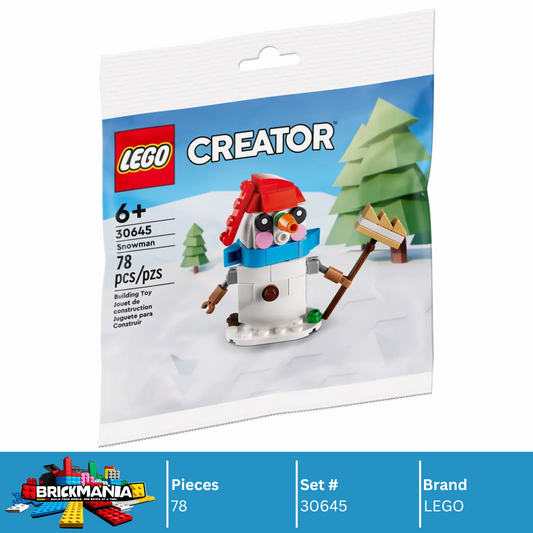 LEGO 30645 Snowman | 78 PCS