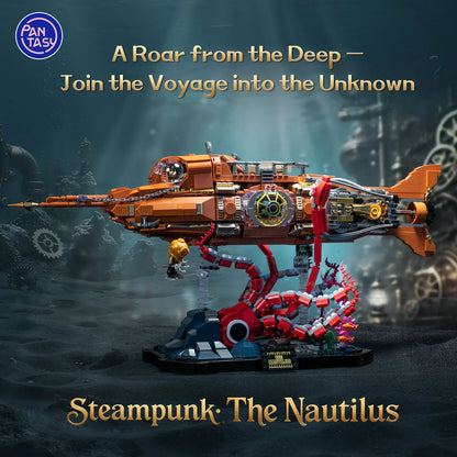 Pantasy 85029 Steampunk The Nautilus Building Toy Set | 2252 PCS