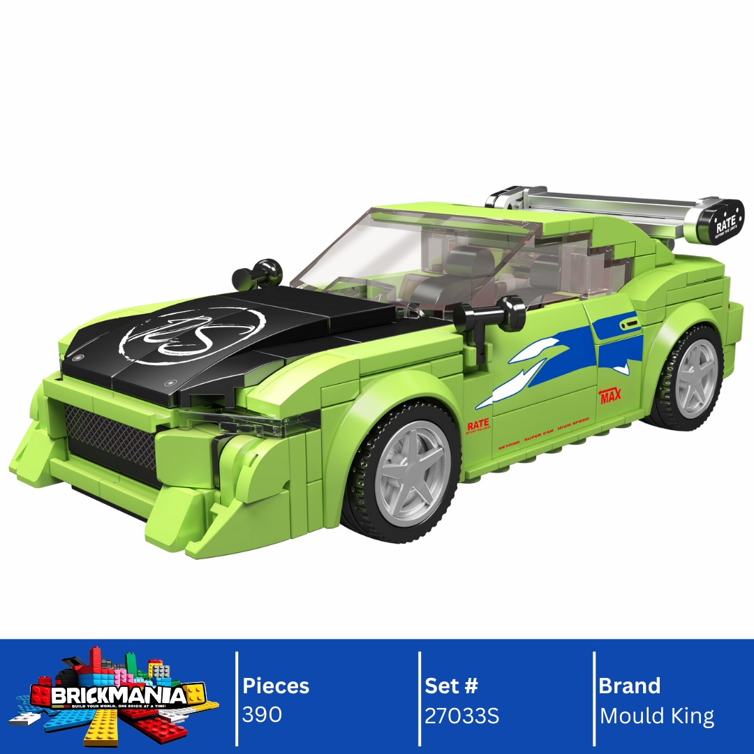 Mould King 27033S Eclipse GS Green Model Car Building Toy Set | 390 PCS