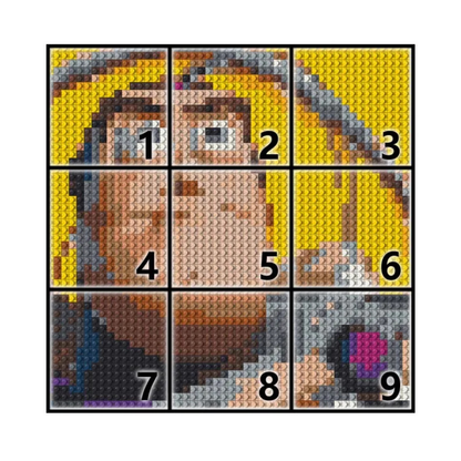 N0034 Buzz Lightyear Mosaic Wall Art | 2304 PCS