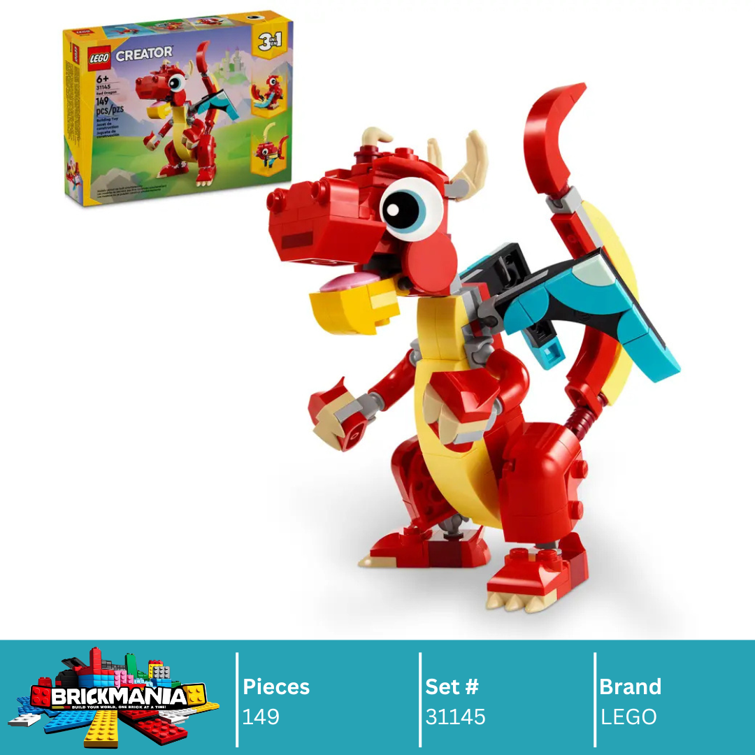 LEGO 31145 Creator 3in1 Red Dragon | 149 PCS