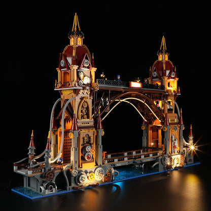 Lumibricks F9047 Steampunk City Bridge Building Toy Set | 3170 PCS