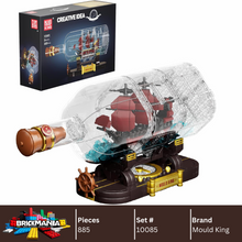 Mould King 10085 Queen Revenger Ship in a Bottle Building Toy Set | 885 PCS