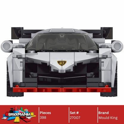 Mould King 27007 The Veneno Mini Sports Car Building Toy Set | 398 PCS