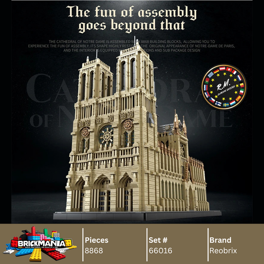 Reobrix 66016 Notre Dame de Paris Building Toy Set | 8868 PCS