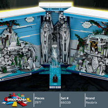 Reobrix 66039 Book Of The Kings Fantasy Bookcase Building Toy Set | 2977 PCS