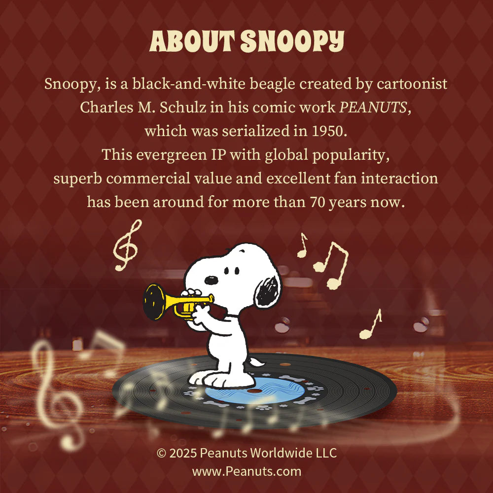 Pantasy 86911 Snoopy Phonograph Building Toy Set | 800 PCS
