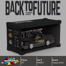 Happy Build PB8827 Futuristic Chariot Building Toy Set | 627 PCS | Buildable Car with Display Container