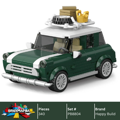 Happy Build PB8804 Mini Camper Building Toy Set | 340 PCS | Buildable Car with Display Container