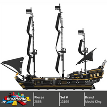 Mould King 13199 Black Pearl Pirates Ship Building Toy Set | 2868 PCS