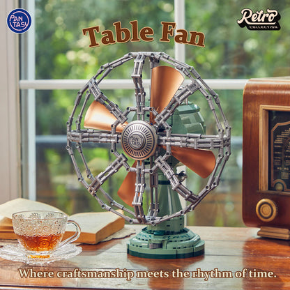 Pantasy 85044 Retro Collection Table Fan Building Toy Set | 950 PCS