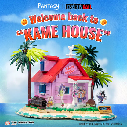 Pantasy 87002 Dragon Ball Kame House Building Toy Set | 600 PCS