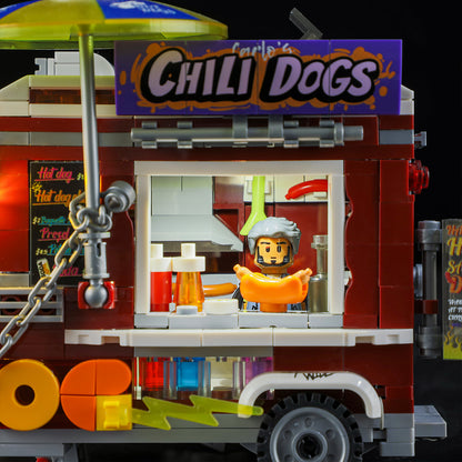 Lumibricks F9046 Chili Dog Trailer Building Toy Set | 515 PCS