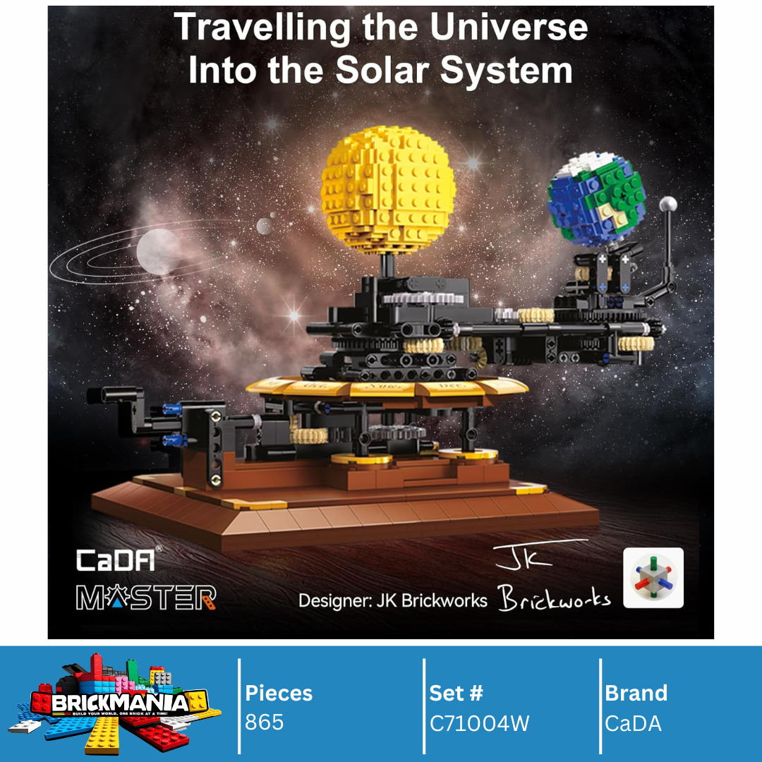 CaDA C71004W Solar System Building Toy Set | 865 PCS