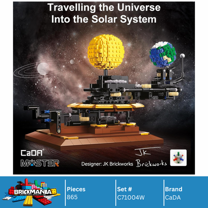 CaDA C71004W Solar System Building Toy Set | 865 PCS