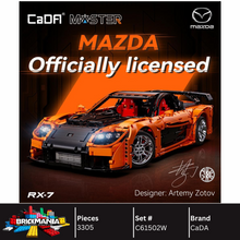 CaDA C61502W Mazda RX-7 Building Toy Set | 3305 PCS