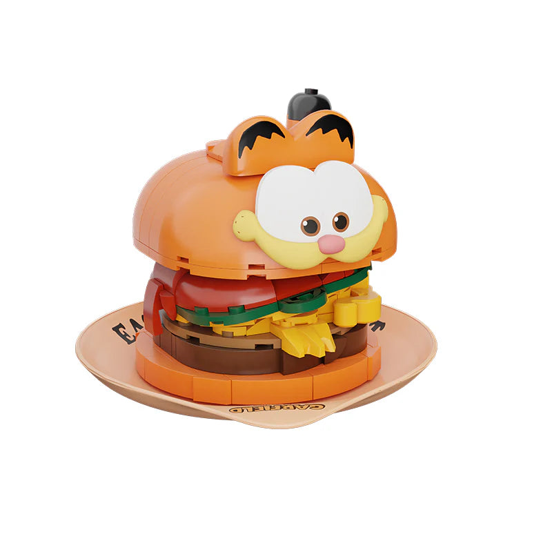 Pantasy 86805 Garfield Foodie Series Hamburger Building Toy Set |300 PCS