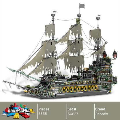 Reobrix 66037 The Flying Dutchman Building Toy Set | 5865 PCS