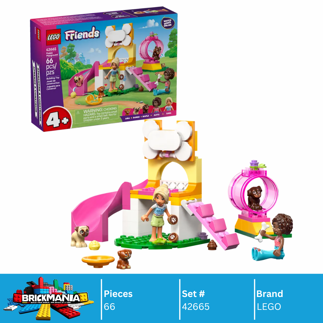 LEGO 42665 Friends Puppy Playground | 66 PCS