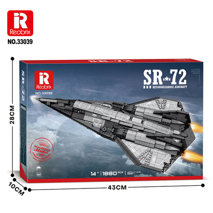 Reobrix 33039 SR-72 Reconnaissance Aircraft Building Toy Set | 2071 PCS
