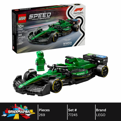 LEGO 77245 Aston Martin Aramco F1® AMR24 Race Car | 269 PCS