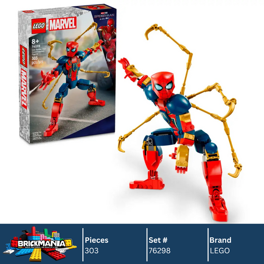LEGO 76298 Marvel Iron Spider-Man Construction Figure | 303 PCS