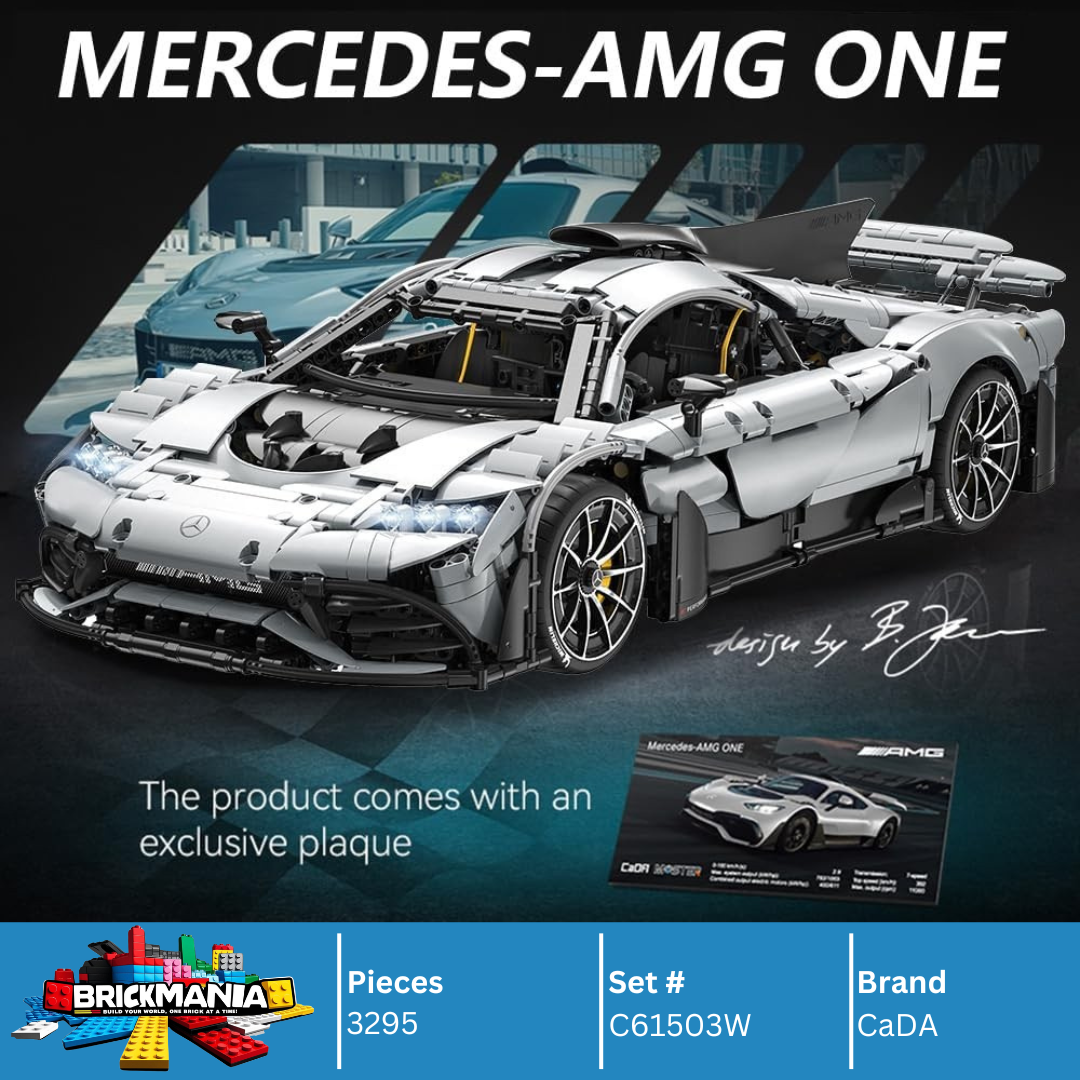 CaDA C61503W Mercedes-AMG ONE Building Toy Set | 3295 PCS