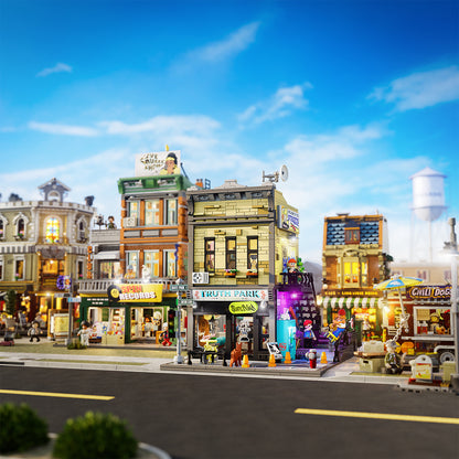 Lumibricks F9051 Skateboard Shop Building Toy Set | 1573 PCS