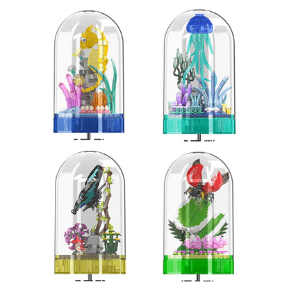 Mould King 10100 Seahorse Music Box with Lightning Building Toy Set | 424 PCS