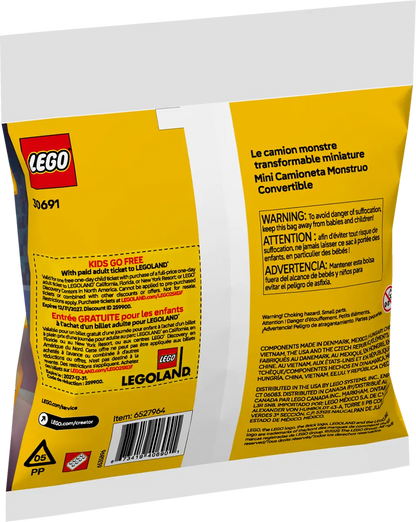 LEGO 30691  Mini Convertible Monster Truck | 55 PCS