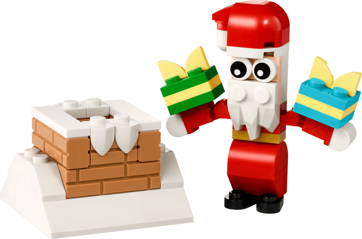LEGO 30692 Creator Christmas Chimney Fun with Santa | 60 PCS