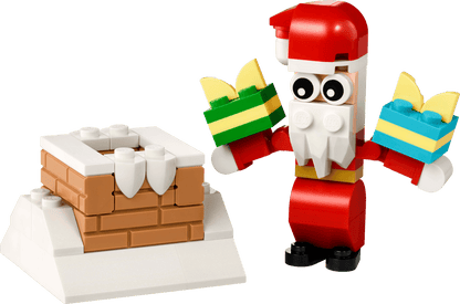 LEGO 30692 Creator Christmas Chimney Fun with Santa | 60 PCS