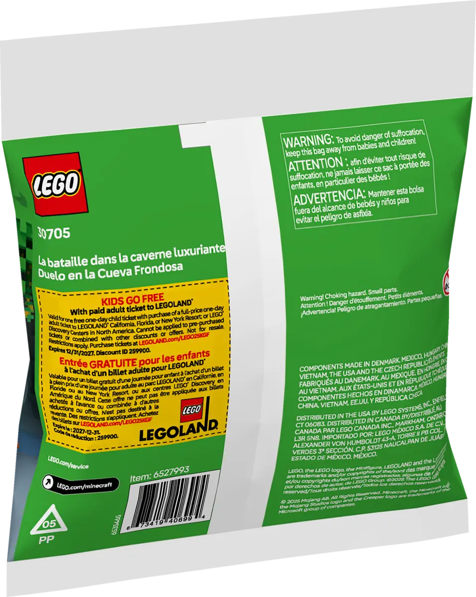 LEGO 30705 Minecraft The Lush Cave Fight | 40 PCS