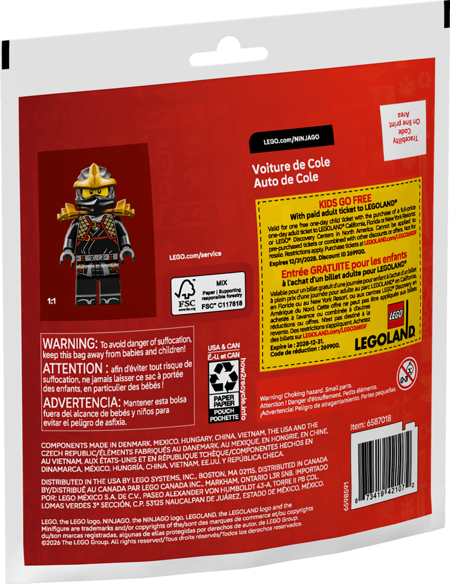 LEGO 30723 Ninjago Ninja Cole's Car | 39 PCS