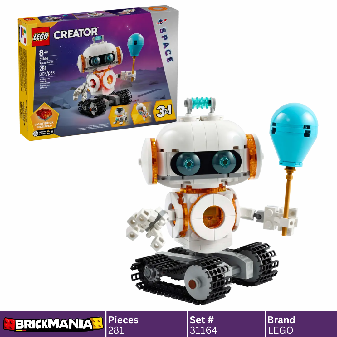 LEGO 31164 Creator 3-in-1 Space Robot | 281 PCS