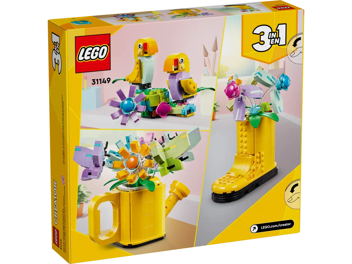 LEGO 31149 Creator 3-in-1 Flowers in Watering Can | 420 PCS
