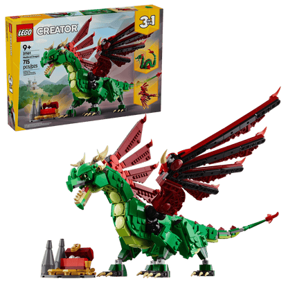 LEGO 31161 Creator 3-in-1 Medieval Dragon | 715 PCS