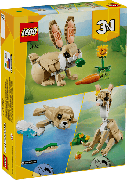 LEGO 31162 Creator 3-in-1 Cute Bunny | 326 PCS