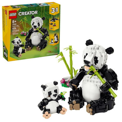 LEGO 31165 Creator Wild Animals: Panda Family | 626 PCS