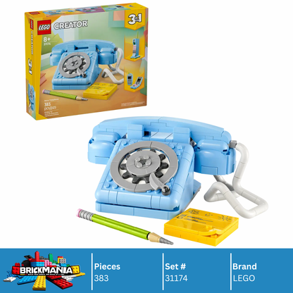 LEGO 31174 Creator Retro Telephone | 383 PCS