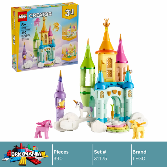 LEGO 31175 Creator 3in1 Unicorn Castle | 390 PCS