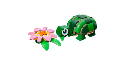 LEGO 31377 Creator 3-in-1 Turtle with a Water Lily Flower | 124 PCS