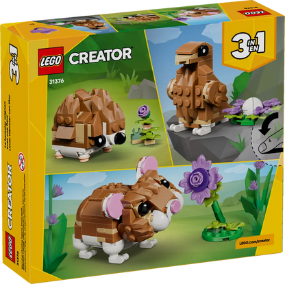 LEGO 31376 Creator 3-in-1 Cute Hamster with a Flower | 166 PCS